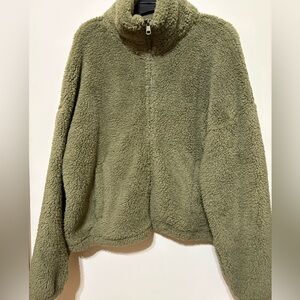 American Eagle Truly Hugable XS Sherpa Zip jacket